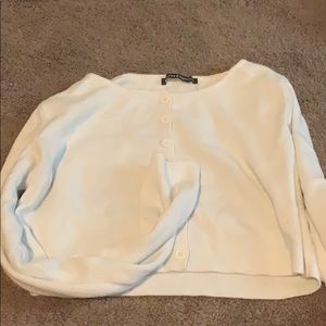 button up brandy sweater shirt